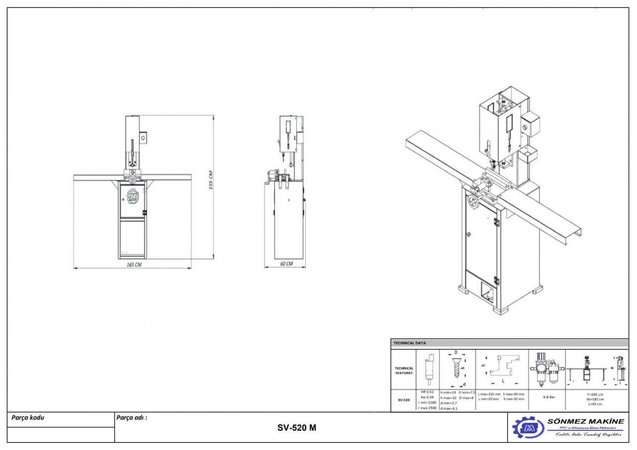 Vertical Screwing Machine (Manual) SV520M SV520M